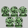 3.50 mm 5 pcs Round AAA Fire Natural Ceylon Green Sapphire {Flawless-VVS}--AAA Grade