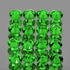 1.20 mm 100 pcs Round Brilliant Cut AAA Fire Natural Chrome Green Diopside {Flawless-VVS}