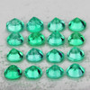1.80 mm 40 pcs Round Brilliant Cut AAA Fire Intense Blue Green Emerald Natural { VVS-VS } --AAA Grade