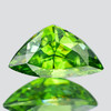 10x6 mm { 1.55 cts } Trilliant AAA Fire Rainbow Sparkles Premium Green Demantoid Natural {Flawless-VVS}--Free Certificate--AAA Grade