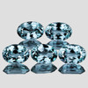 6x4 mm 5 pcs Oval Brilliant Cut AAA Fire Santa Maria Blue Aquamarine Natural {Flawless-VVS}--AAA Grade