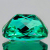 9x6.5 mm { 2.14 cts} Cushion Brilliant Cut AAA Fire Intense Emerald Blue Green Apatite Natural {Flawless-VVS}--AAA Grade