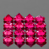 1.30 mm 100 pcs Round Brilliant Machine Cut AAA Fire Intense Red Burma Ruby Natural {Flawless-VVS}--AAA Grade