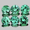 3.00 mm 6 pcs Round Brilliant Cut AAA Fire Natural AAA Blue Green Emerald { VVS }--AAA Grade