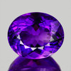 14x12 mm { 7.81 cts} Oval Brilliant Cutt AAA Fire Intense AAA Purple Amethyst Natural {Flawless-VVS}--AAA Grade