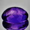 15x12 mm { 8.61 cts } Oval Brilliant Cut AAA Fire Intense Royal Purple Amethyst Natural {Flawless-VVS1}--AAA Grade