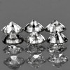 1.40 mm 6 pc Round Diamond Cut Color D-F White Diamond Natural {Slightly Inclusion}