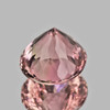 7.00 mm { 1.52 cts} Round Brilliant Cut Extreme Brilliancy Natural Peach Pink Tourmaline {Flawless-VVS}