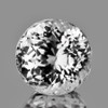10.00 mm { 5.24 cts} Round Brilliant Cut Extreme Brilliancy Natural Diamond White Kunzite (Flawless-VVS}
