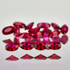 2.5x1.5 mm 16 pcs Oval Brilliant Cut AAA Fire Intense Red Mogok Ruby Natural {Flawless-VVS}--AAA Grade