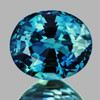 6x5 mm { 0.94 cts} Oval AAA Fire Intense Teal Green Blue Sapphire Natural {Flawless-VVS}--AAA Grade