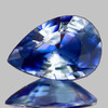 6x4 mm Pear AAA Fire Natural Bi Color Ceylon Blue Sapphire (Flawless-VVS)