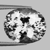 12x10 mm { 4.44 cts} Oval Brilliant Cut Extreme Brilliancy Natural Colorless Goshenite (White Beryl ) {Flawless-VVS}