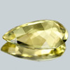 17x10 mm { 5.37 cts} Pear Brilliant Cut Extreme Brilliancy Natural Golden Yellow Beryl 'Heliodor' {Flawless-VVS1}