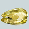 17x10 mm { 5.74 cts} Pear Brilliant Cut Extreme Brilliancy  AAA Golden Yellow Beryl 'Heliodor' Natural {Flawless-VVS1}--AAA Grade
