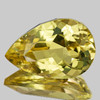 16x11 mm { 6.67 cts} Pear Brilliant Cut Extreme Brilliancy  AAA Golden Yellow Beryl 'Heliodor' Natural {Flawless-VVS1}--AAA Grade
