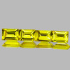 4.5x3 mm 4 pcs Baguette Emerald Cut Best AAA Fire Intense Canary Yellow Sapphire Natural {Flawless-VVS1}--AAA Grade