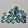 3.00 mm 15 pcs Round Cabochon Natural Blue Australia Sapphire {Flawless-VVS}
