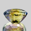 7.5x6.5 mm { 2.08 cts} Oval AAA Fire Natural Bi Color Yellow Blue Sapphire {Flawless-VVS}--AAA Grade