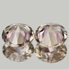 5.50 mm 2 pcs Round Machine Brilliant Cut Extreme Brilliancy Natural Light Champagne Zircon {Flawless-VVS1}--AAA Grade