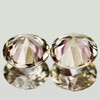 5.00 mm 2 pcs Round Brilliant Machine Cut Extreme Brilliancy Natural Champagne Zircon {Flawless-VVS1}--AAA Grade