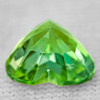 9.50 mm { 3.13 cts} Heart AAA Neon AAA Green Madagascar Apatite Natural {Flawless-VVS}--AAA Grade