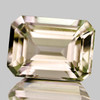 7x5mm { 1.19 cts} Octagon Emerald Cut AAA Fire Natural Peach Morganite [Flawless-VVS]