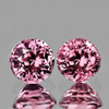 4.00 mm 2 pcs Round AAA Fire Natural AAA Pink Spinel {Flawless-VVS}
