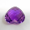 13.00 mm { 6.53 cts } Heart Double Checker Cut AAA Fire Intense Purple Amethyst Natural {Flawless-VVS1}