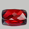 14x8 mm { 5.57 cts } Cushion Brilliant Cut AAA Fire Intense Red Mozambique Garnet Natural {Flawless-VVS1}--AAA Grade