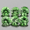 3.20 mm 6 pcs Round Machine Brilliant Cut Extreme Brilliancy Intense Ceylon Green Sapphire Natural {Flawless-VVS}--AAA Grade