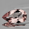 9x6 mm Pear Brilliant Cut AAA Fire Natural Peach Pink Morganite { Flawless-VVS }