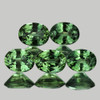 4x3 mm 5 pcs Oval AAA Fire Intense Green Madagascar Sapphire Natural {Flawless-VVS}--AAA Grade