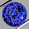 6.50 mm {1.08 cts} Round Brilliant Cut Extreme Brilliancy D Block Intense Purple Blue Tanzanite Natural {Flawless-VVS}--AAA Grade