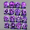 2.00 mm 20 pcs Round Machine Brilliant Cut Extreme Brilliancy Natural AAA Purple Sapphire {Flawless-VVS}--AAA Grade