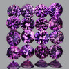 2.00 mm 20 pcs Round Machine Brilliant Cut Extreme Brilliancy Intense Purple Sapphire Natural {Flawless-VVS}--AAA Grade