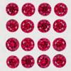 2.20 mm 16 pcs Round Brilliant Cut Extreme Brilliancy Premium Red Mogok Ruby Natural {Flawless-VVS}--AAA Grade