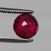 7.00 mm { 1.87 cts } Round AAA Fire Natural Red Ruby Mozambique { VVS Clarity }