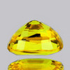 6.00 mm { 1.01 cts } Cushion AAA Fire Intense Yellow Sapphire Natural {Flawless-VVS1}--AAA Grade