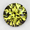 6.30 mm Round Brilliant Cut Extreme Brilliancy Intense Green Yellow Tourmaline Natural {Flawless-VVS }--AAA Grade