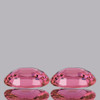 5x3 mm 2pcs Oval AAA Fire Intense Padparadscha Pink Sapphire Natural {Flawless-VVS}--AAA Grade