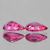 5x3 mm 2pcs Pear AAA Fire Intense Padparadscha Pink Sapphire Natural {Flawless-VVS}--AAA Grade