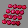 2.00 mm 25 pcs Round Machine Cut Best AAA Red Spinel Mogok Natural {Flawless-VVS1}