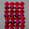 2.20 mm 20 pcs Round Machine Cut AAA Red Spinel Mogok Natural {Flawless-VVS1}