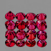 2.80 mm 12 pcs Round Machine Cut AAA Red Spinel Mogok Natural {Flawless-VVS1}