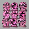 3.00 mm 9 pcs Round Machine Cut Natural AAA Pink Tourmaline {Flawless-VVS1}--AAA Grade