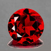7.00 mm 1 pcs Round Brilliant Cut AAA Fire Intense Red Mozambique Garnet Natural {Flawless-VVS}--AAA Grade