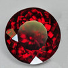 7.50 mm { 2.33 cts} Round Brilliant Cut AAA Fire Natural Red Mozambique Garnet {Flawless-VVS}