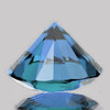 5.30 mm Round Machine Brilliant Cut Extreme Brilliancy Intense Teal Blue Sapphire Natural {VVS}--AAA Grade