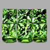 2.80 mm 6 pcs Square Machine Princess Cut Extreme Brilliancy AAA Australia Green Sapphire Natural {Flawless-VVS}--AAA Grade